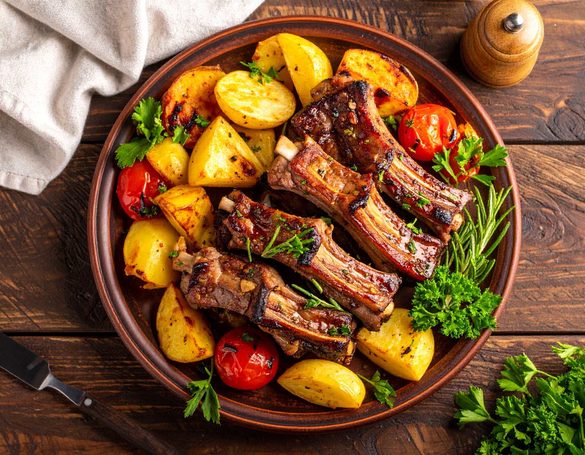 Short Cut Lamb Ribs – 15-20 Riblets per Pack